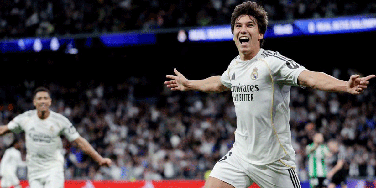 Gonzalo Garcia Mengamuk Madrid Pesta Lima Gol