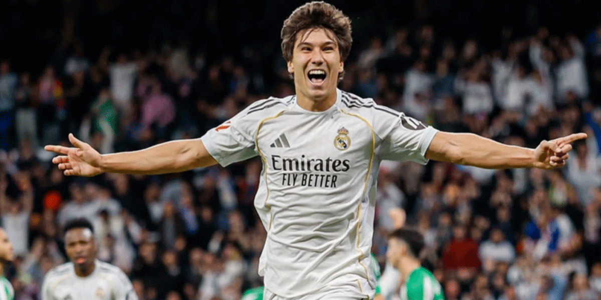 Gonzalo Garcia Mengamuk Madrid Pesta Lima Gol